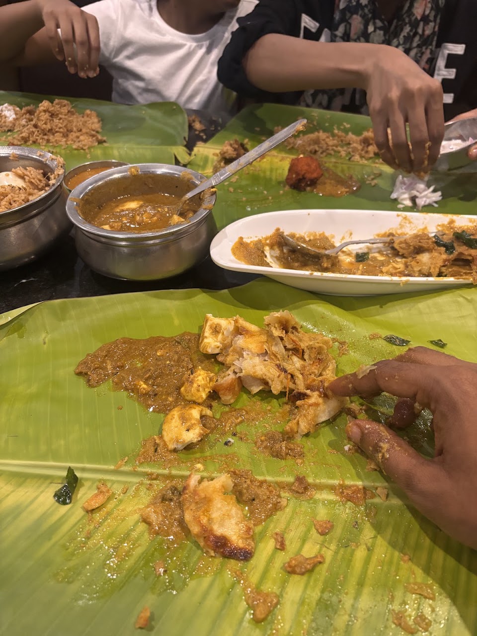 Chettinad fish curry at Anjappar Chettinad Restaurant