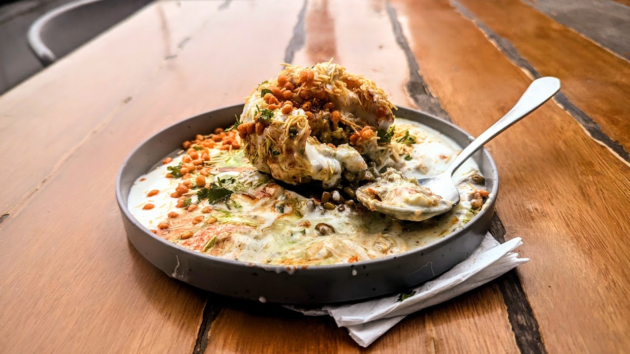 Aloo Tikki Chaat at Bhartiya Jalpan