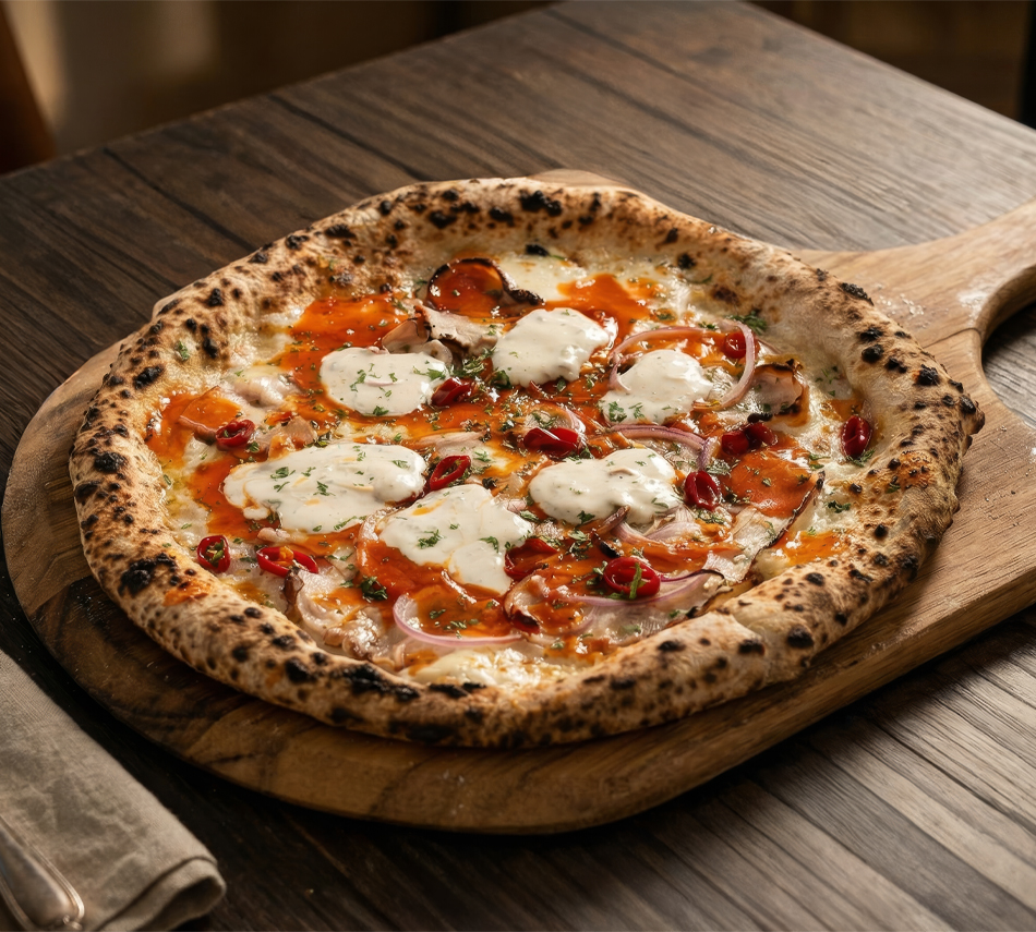 A photo of Brik Oven - Woodfired Style Pizzas (Indiranagar), posted by a diner
