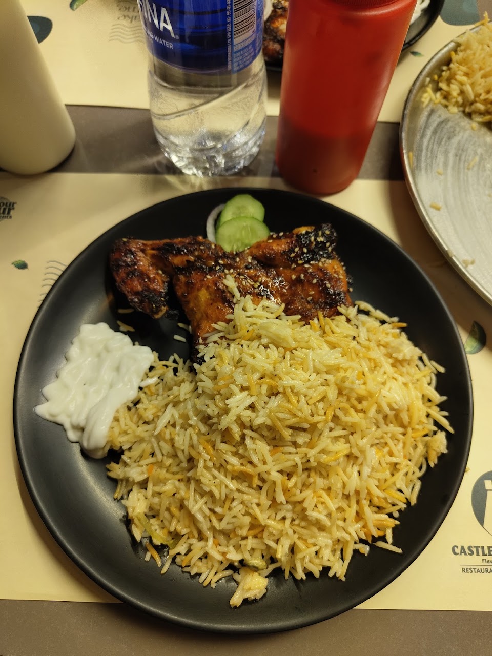 Chicken Biryani at Castle Restaurant
