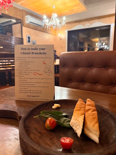 Bruschetta at Chianti, Koramangala