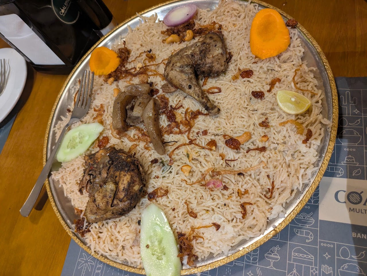 Mandi Rice at Coal Spark Restaurant