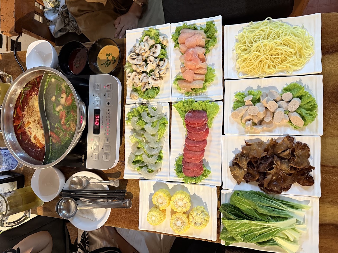 Hot Pot Soup at Garden Asia Restaurant
