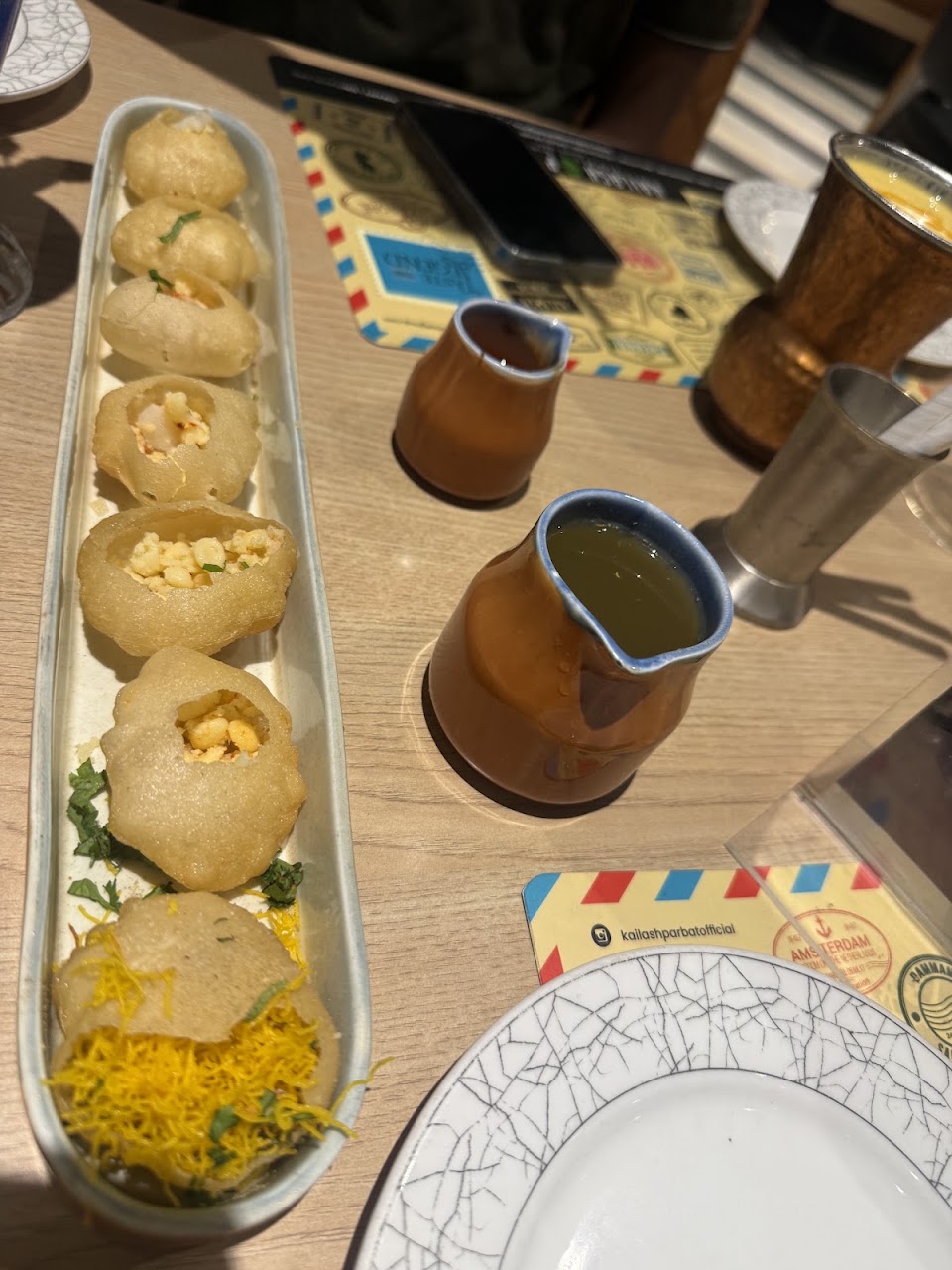 Pani Puri at KAILASH PARBAT Indiranagar Pure Veg Restaurant