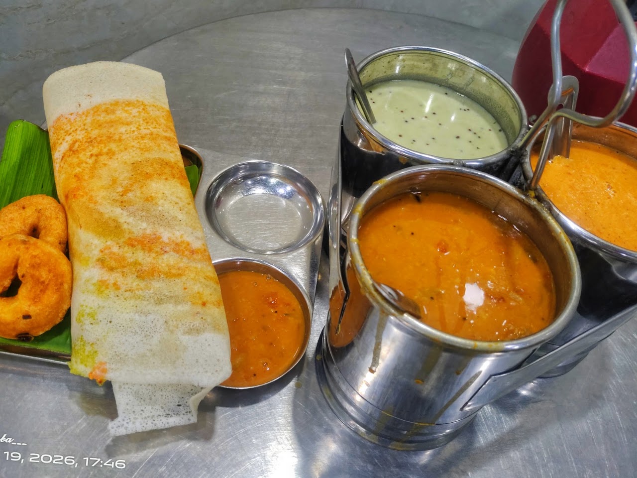 Masala Dosa at MADHAVA IDLI’S