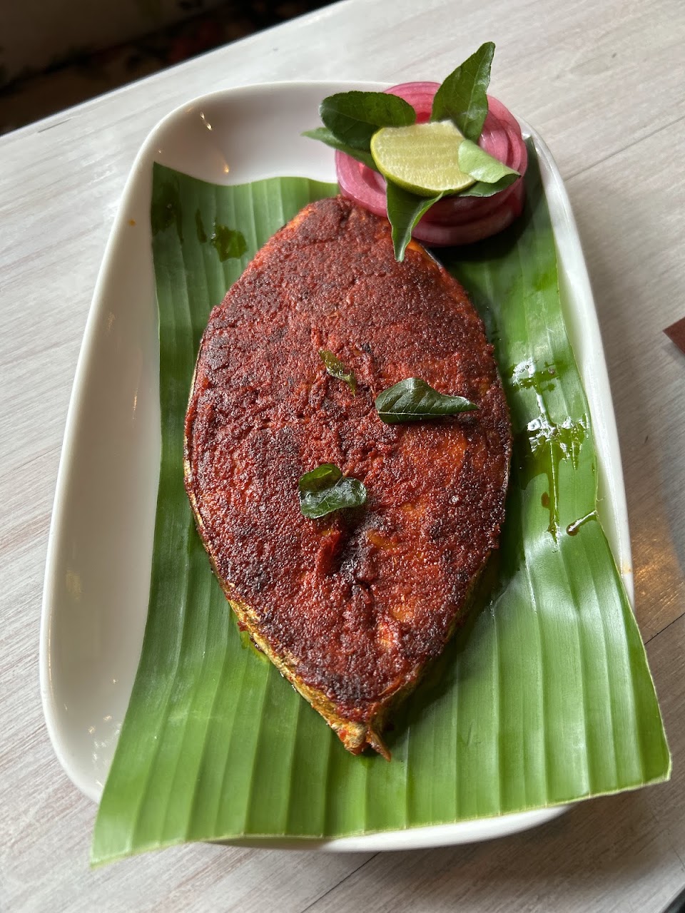 Prawn Ghee Roast at Mahesh Lunch Home