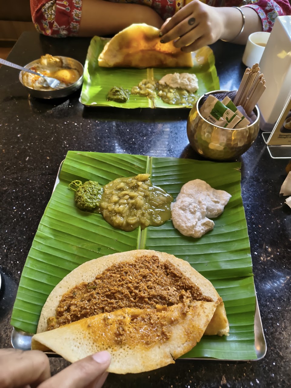 Kheema Dosa at Malgudi Mylari Mane