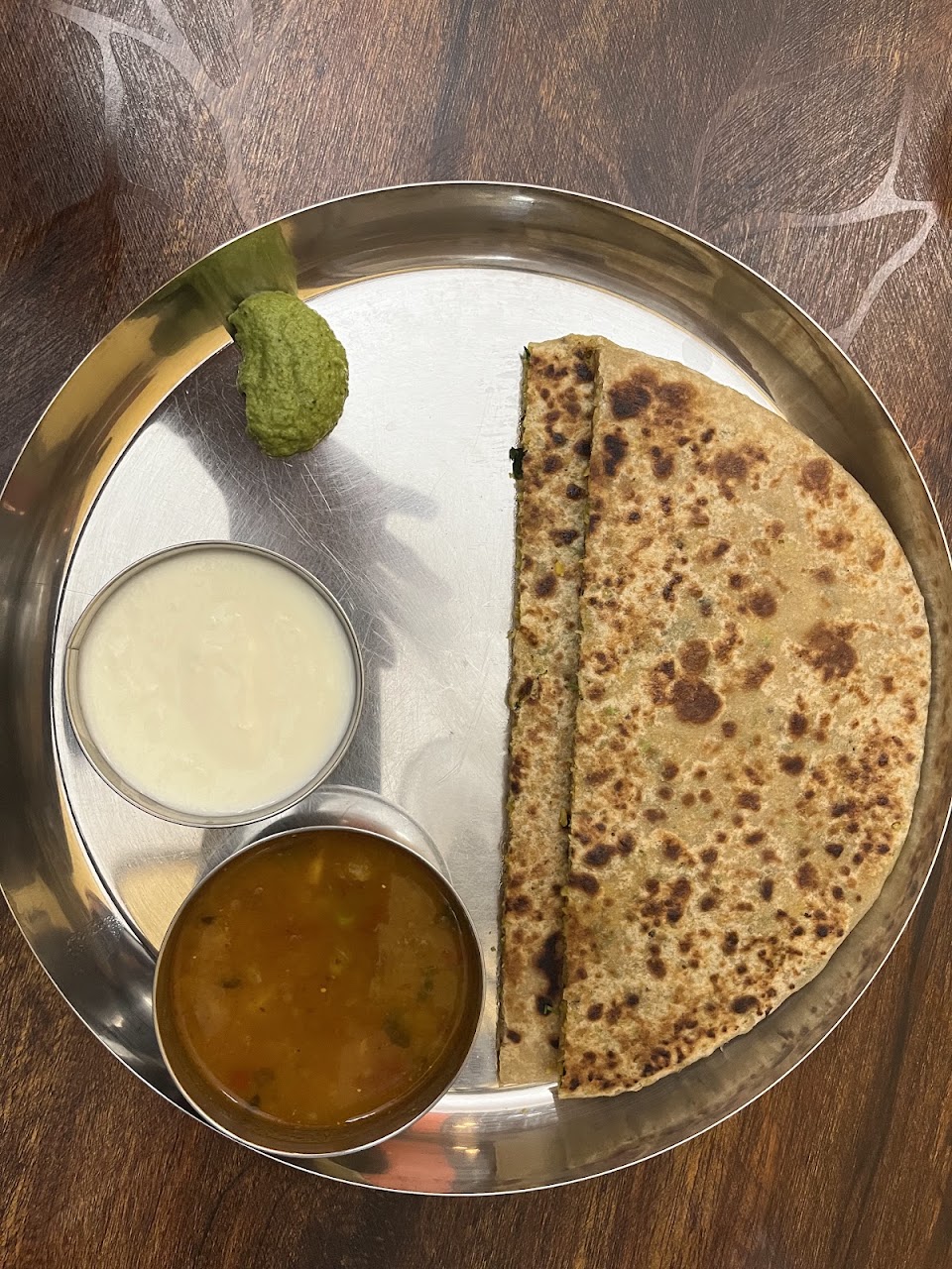 Paratha at Mumbai Tiffin