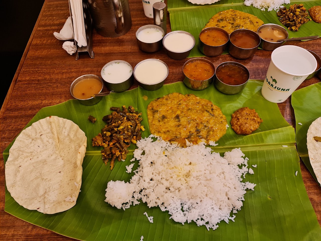 Andhra Thali at Nagarjuna Restaurant Since 1984 - Koramangala