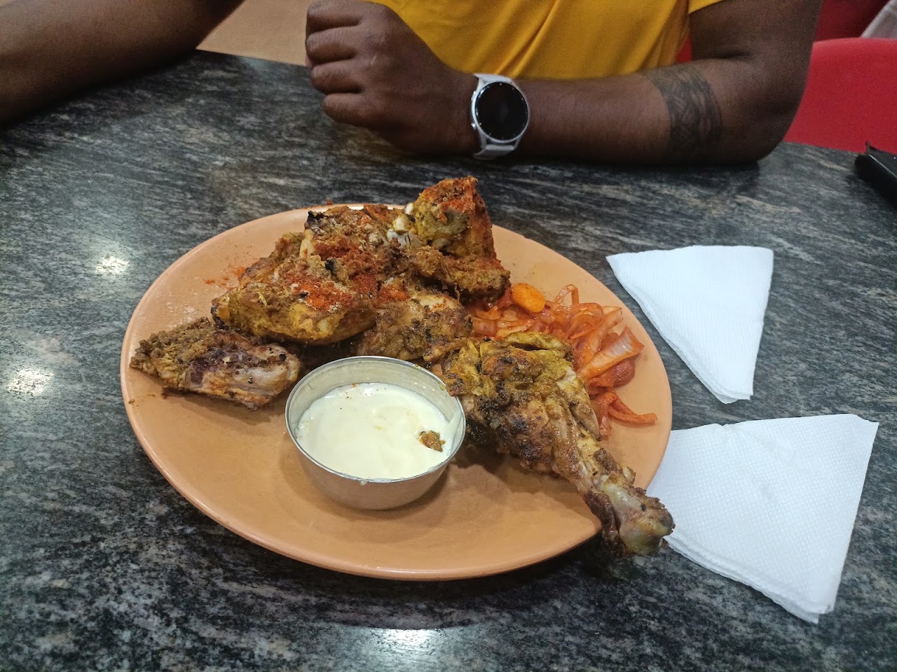 Tandoori Chicken at New Kabab House
