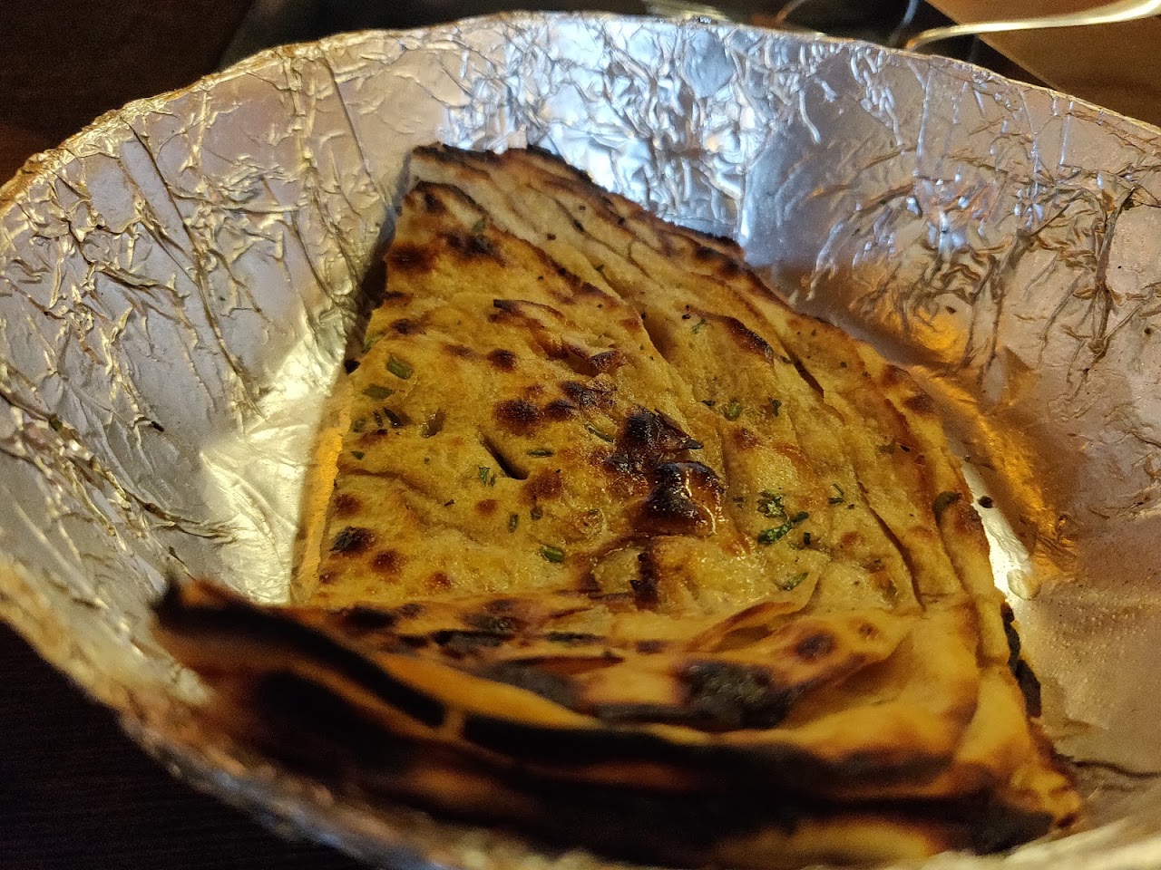 Naan at Punjabi Nukkad Pure Veg