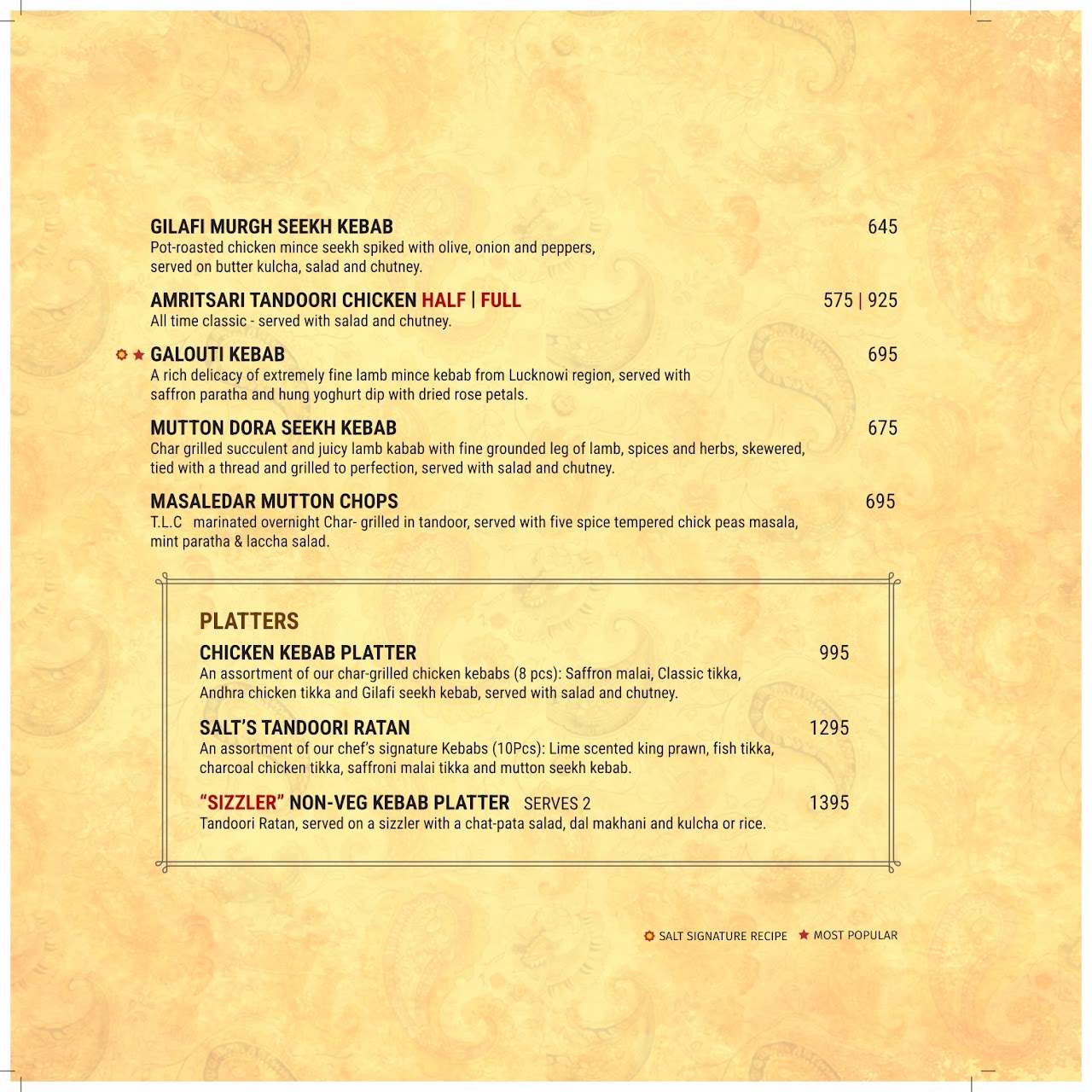 SALT - Indian Restaurant Bar & Grill, photo 4 of 8 posted by diners