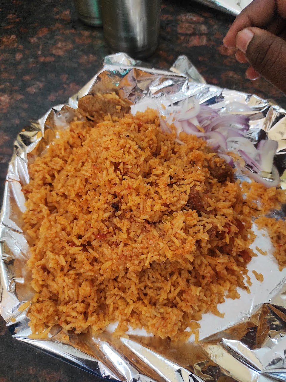 Biryani at Shaukath Biryani Center