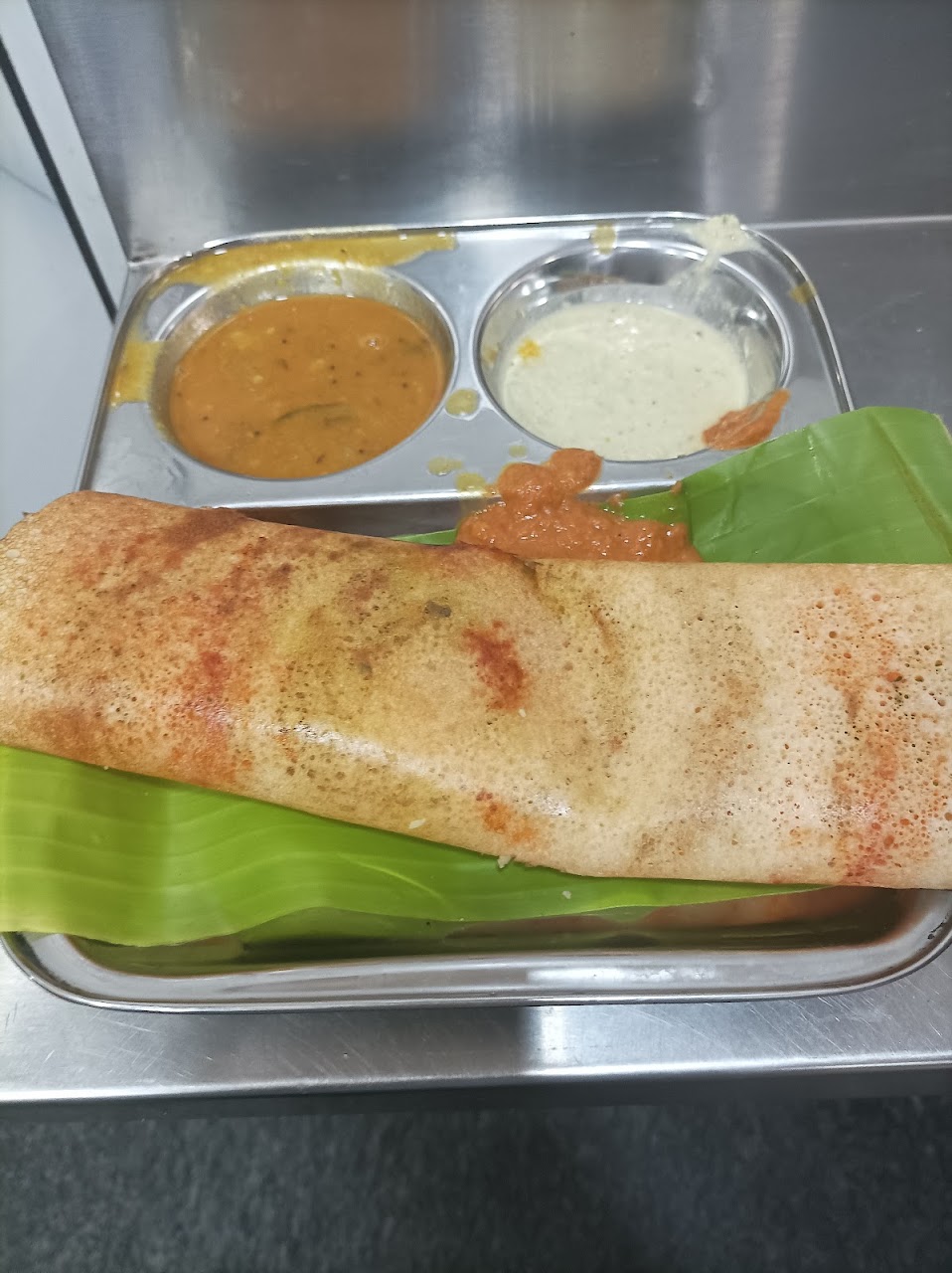 Paper Masala Dosa at Sri Annapoorneshwari Refreshment