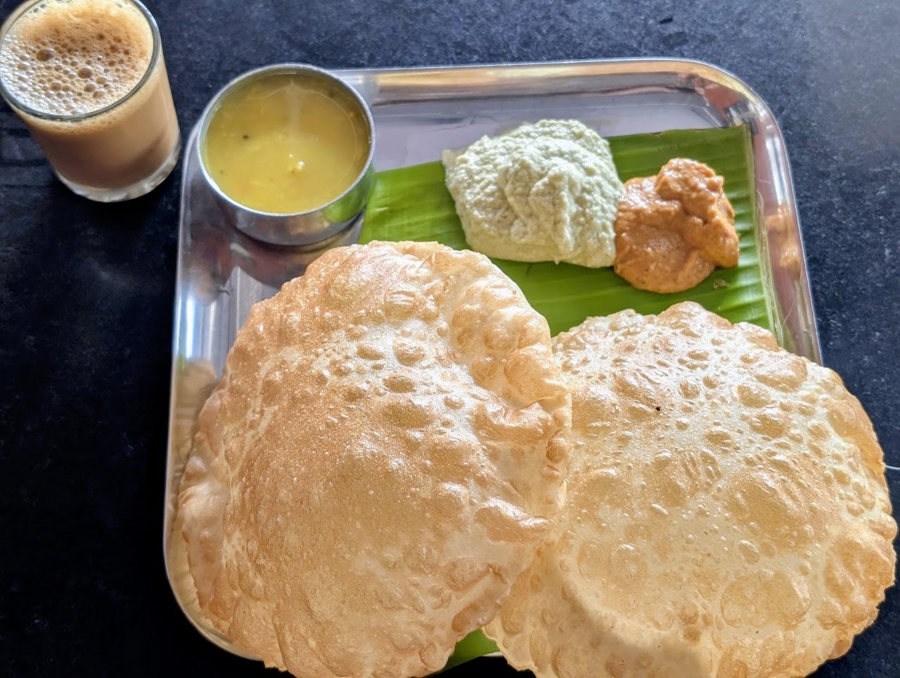 Poori at The Mylapore Cafe